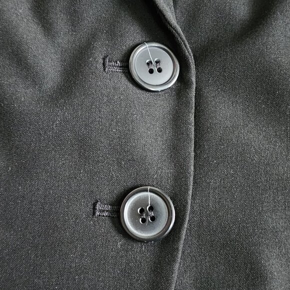 Ann Taylor Blazer Jacket Womens Size 2P 2 Petite Black Business Career Suit - Picture 7 of 7